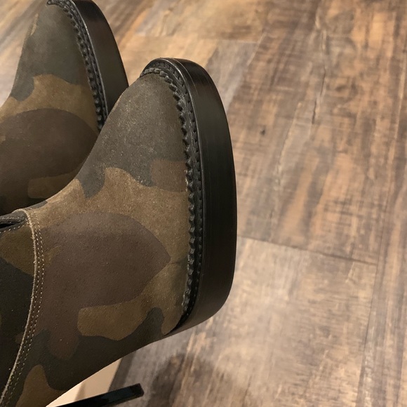 Burberry Booties heels Nadie Military print - Picture 4 of 8